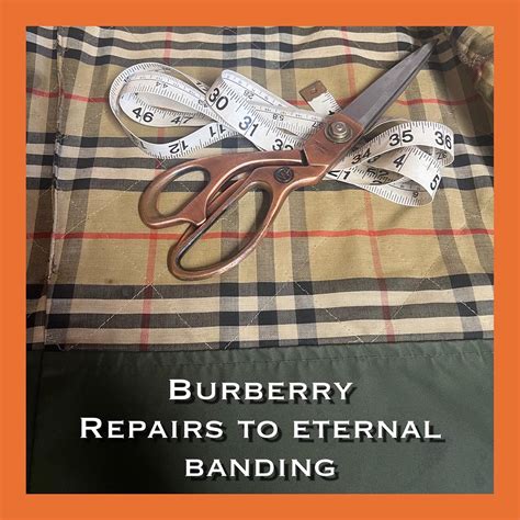 burberry jacket repair